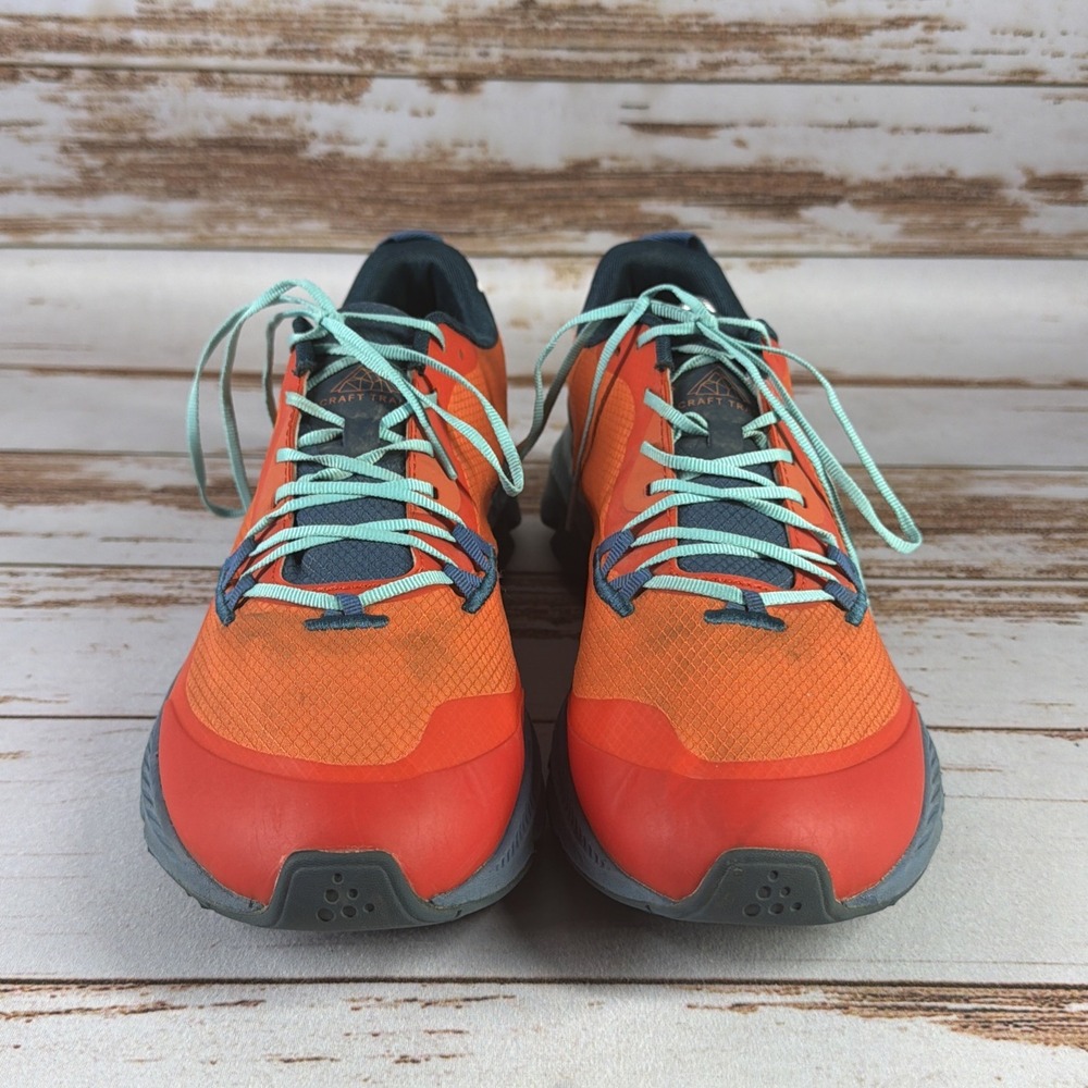 Men's Size 11.5 Craft ADV Nordic Speed 2 Orange Blue Trail Running Shoes